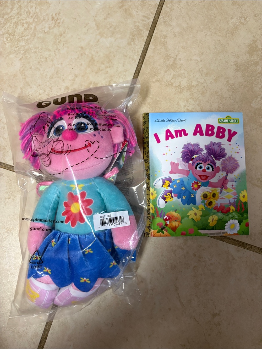 GUND Abby Cadabby Plush - Pink, Blue, Turquoise